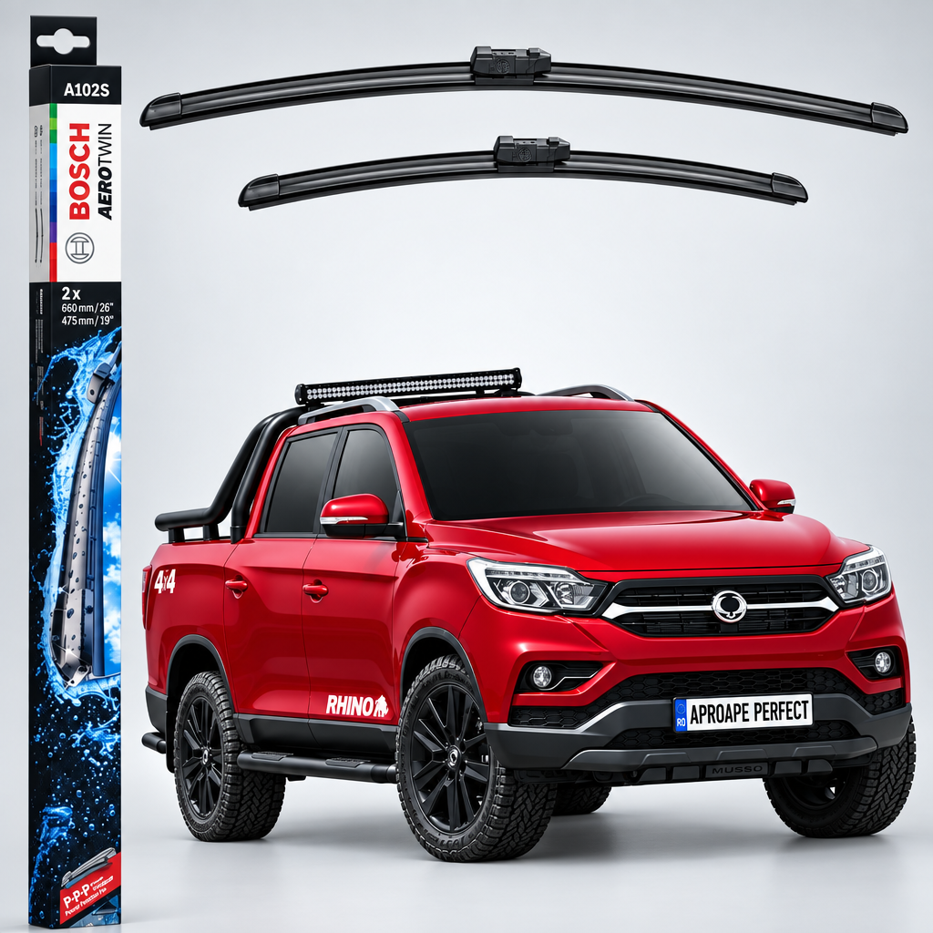 Ștergătoare SsangYong Musso 2018–2022 