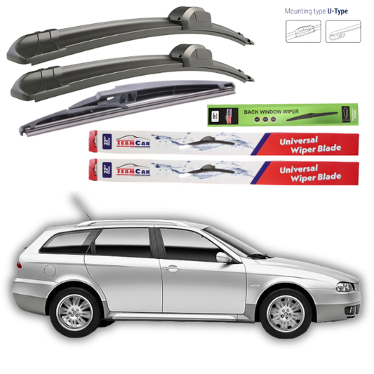 Wipers Alfa Romeo 156 (Sportwagon 932) 2000-2006 – Complete Set