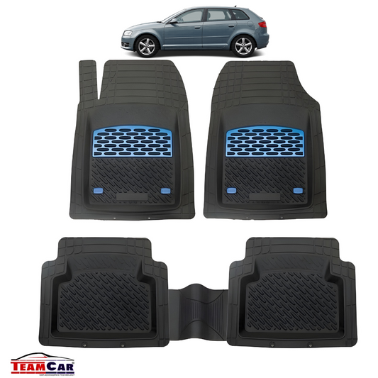 Covorase Audi A3 8P black/blue