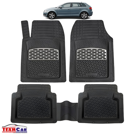Covorase Audi A3 8P black/silver set
