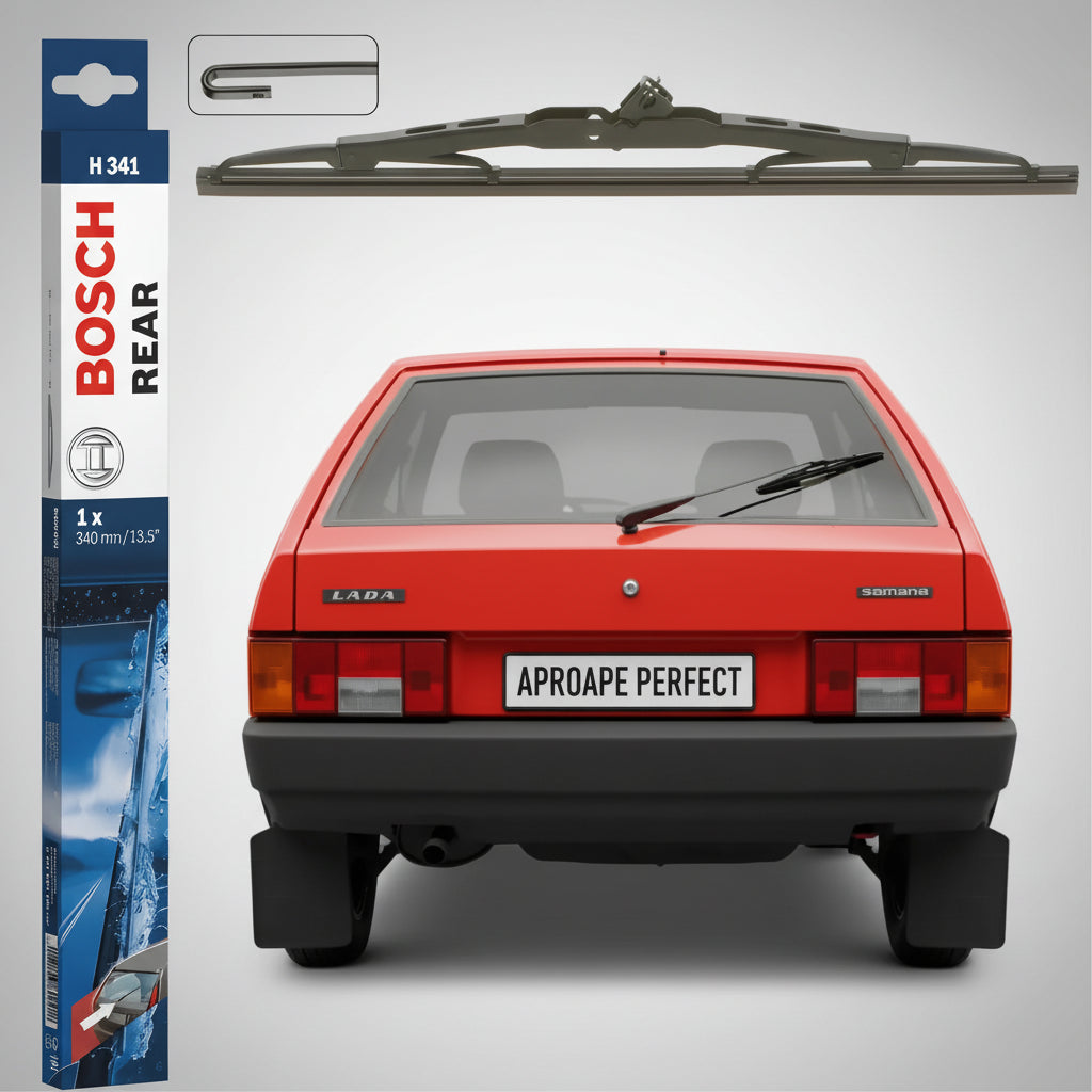 Ștergător Lunetă Bosch Twin H341 pentru Lada Samara Hatchback (2113, 2114) 2003–2013