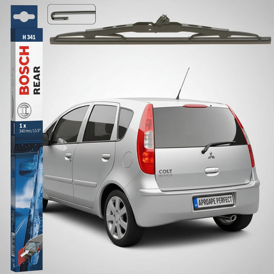 Ștergător Lunetă Bosch Twin H341 pentru Mitsubishi Colt VI (Z3_A, Z2_A) Hatchback 2004–2012