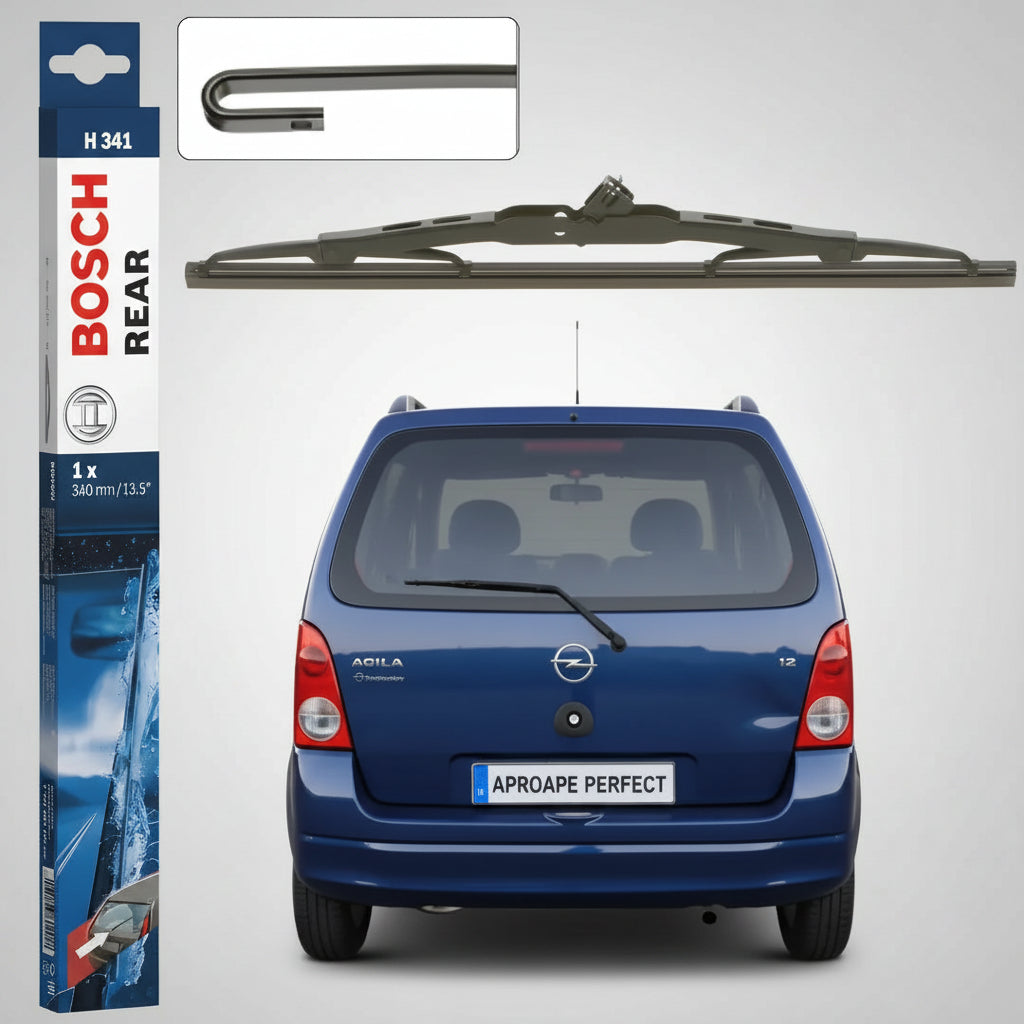 Ștergător Lunetă Bosch Twin H341 pentru Opel Agila A (H00) MPV 2000–2007