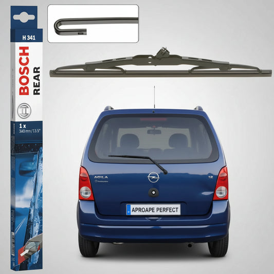 Ștergător Lunetă Bosch Twin H341 pentru Opel Agila A (H00) MPV 2000–2007