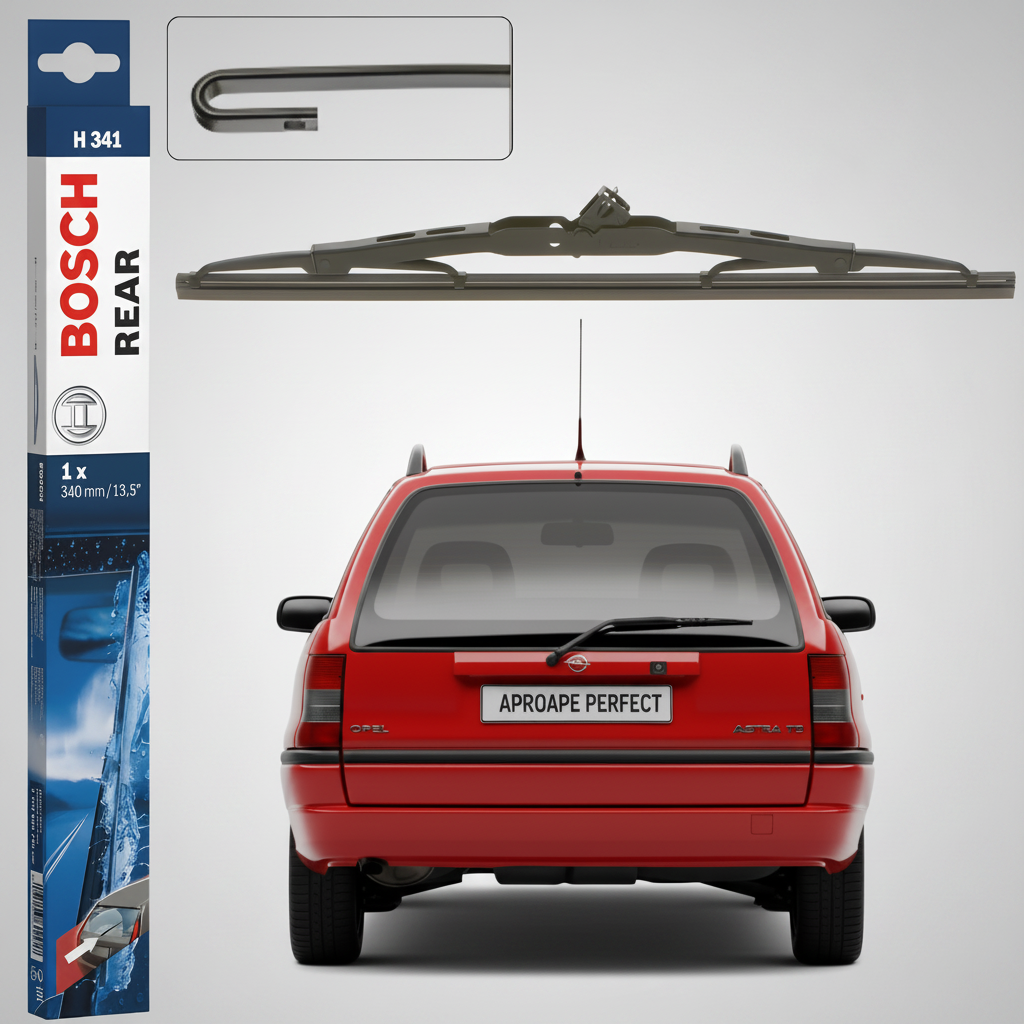 Ștergător Lunetă Bosch Twin H341 pentru Opel Astra F Classic Estate Break 1998–2005