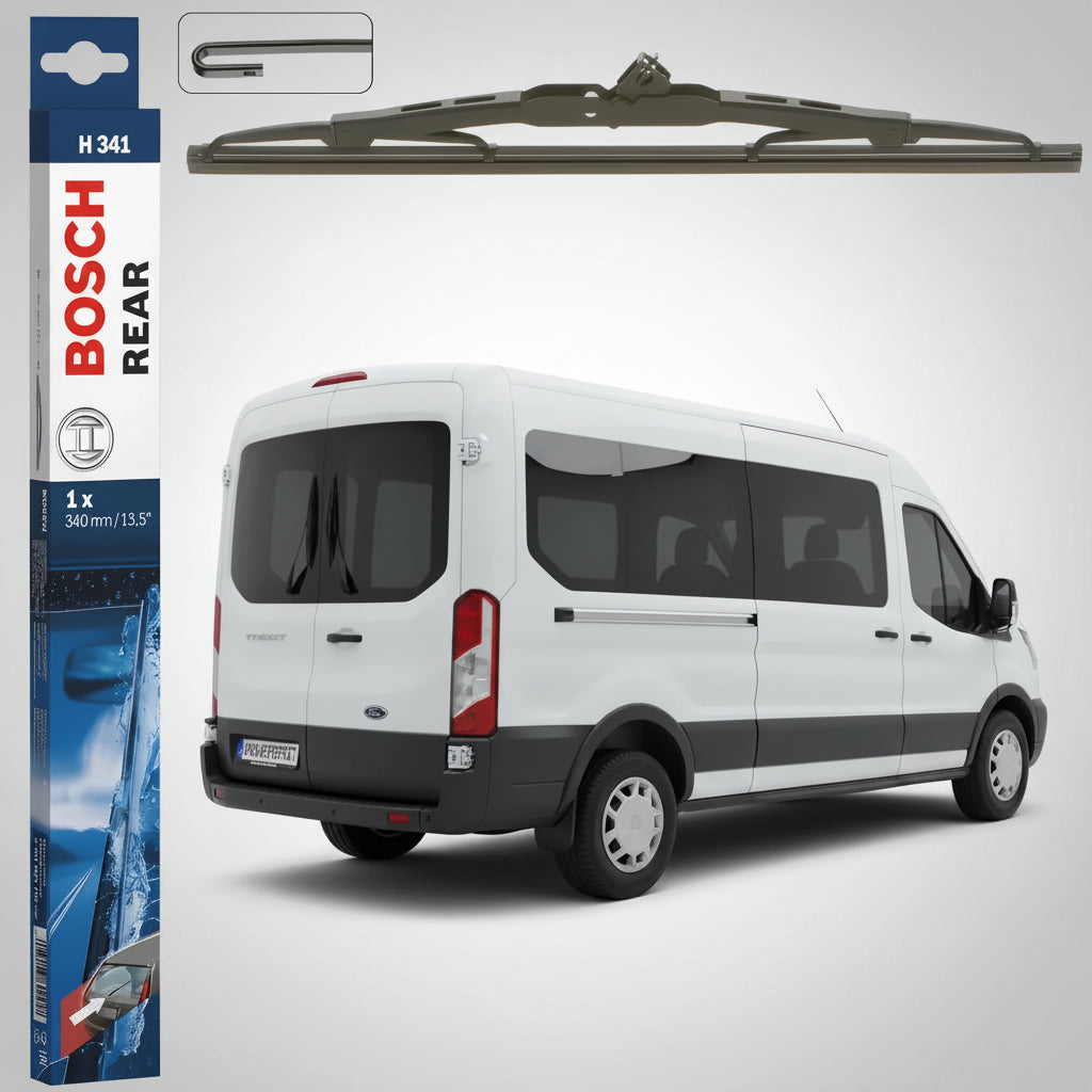 Ștergător Lunetă Bosch Twin H341 pentru Ford Transit V363 Bus (FAD, FBD) 2013–2023