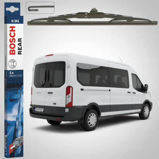 Ștergător Lunetă Bosch Twin H341 pentru Ford Transit V363 Bus (FAD, FBD) 2013–2023