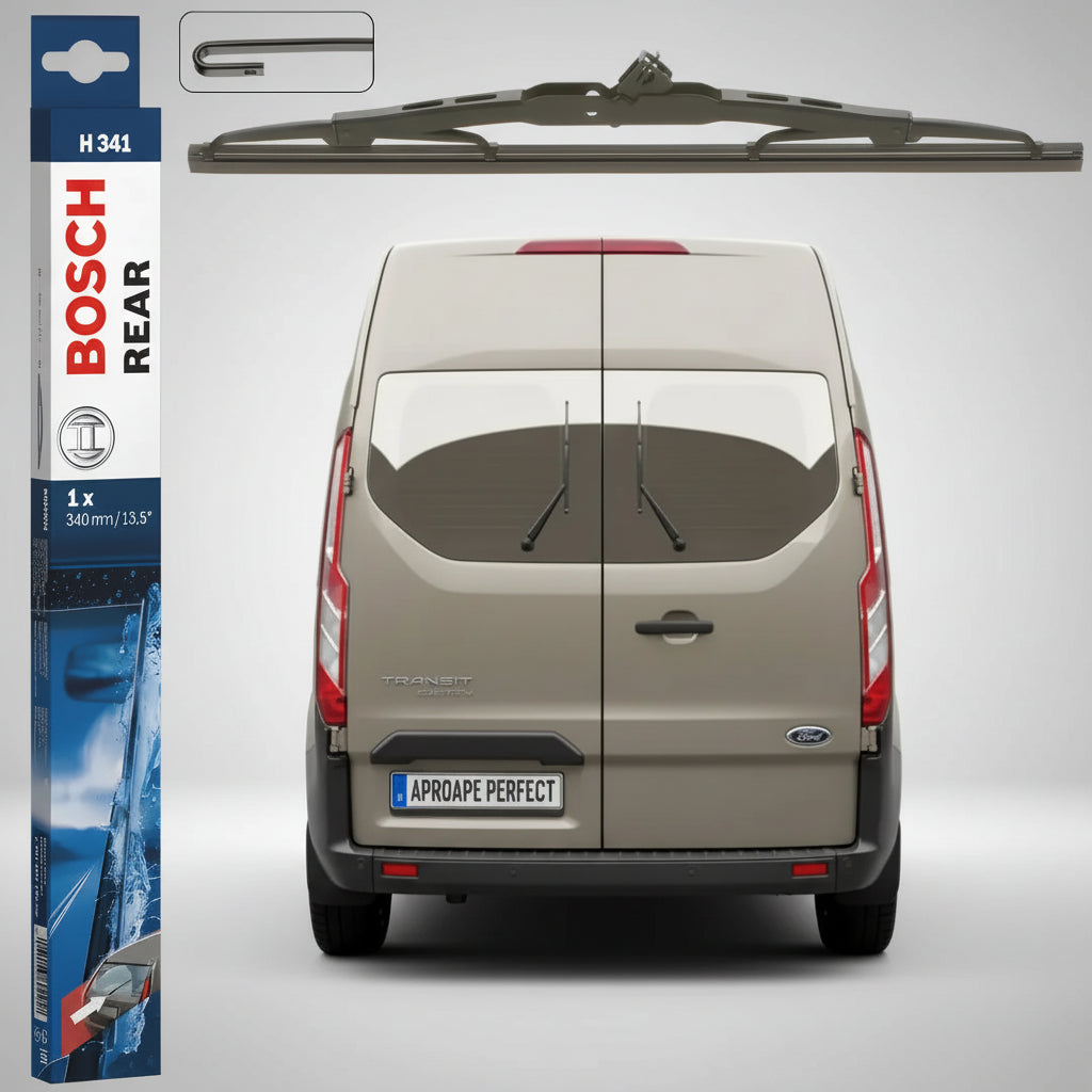 Ștergător Lunetă Bosch Twin H341 pentru Ford Transit Custom V362 Bus (F3) 2012–2023