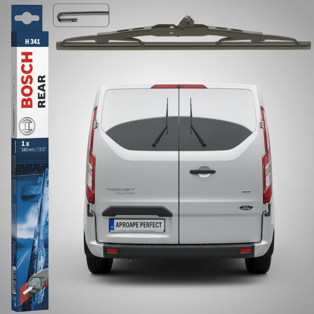 Ștergător Lunetă Bosch Twin H341 pentru Ford Transit Custom V362 Van (FY, FZ) 2012–2023