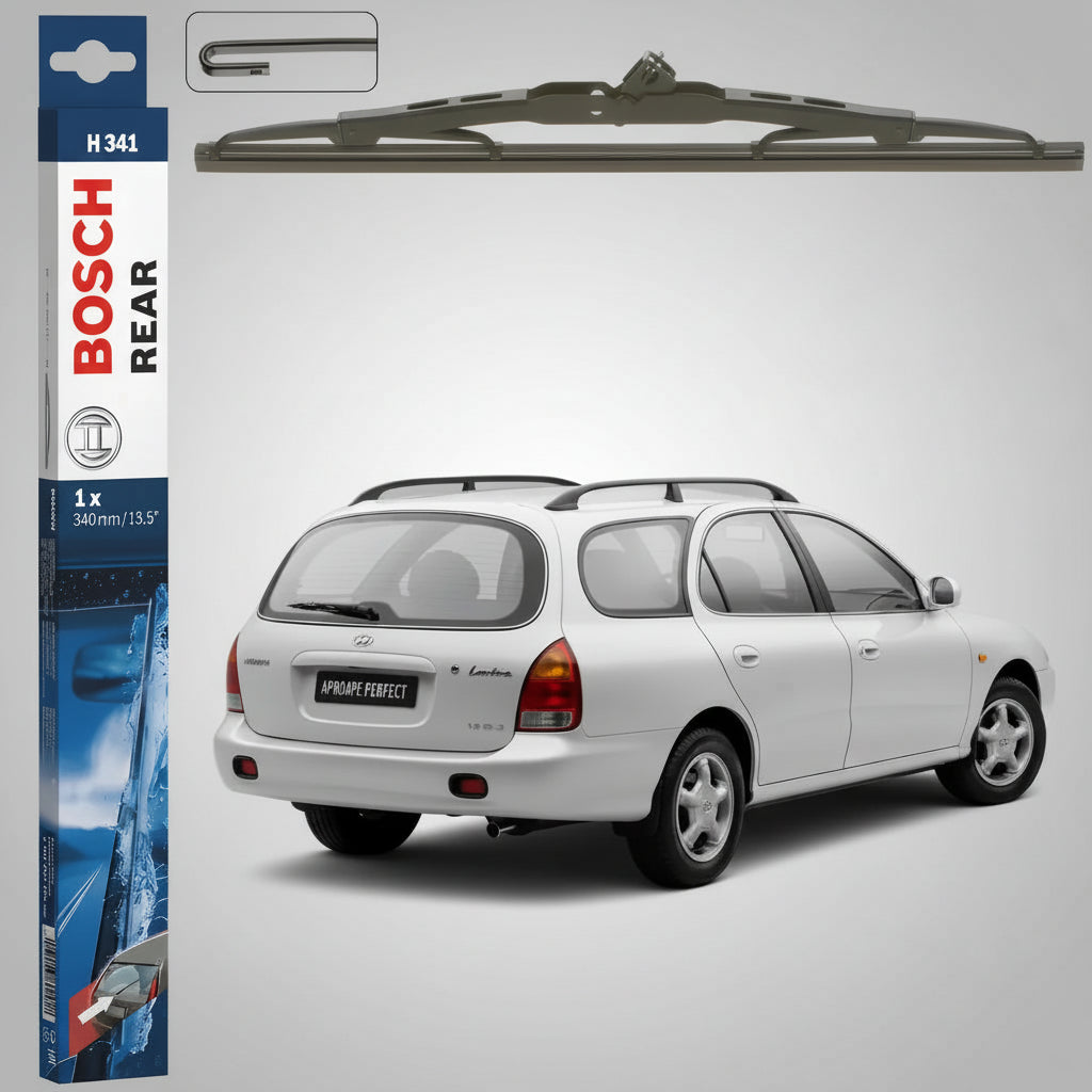 Ștergător Lunetă Bosch Twin H341 pentru Hyundai Lantra II Estate (J-2) Break 1995–2000