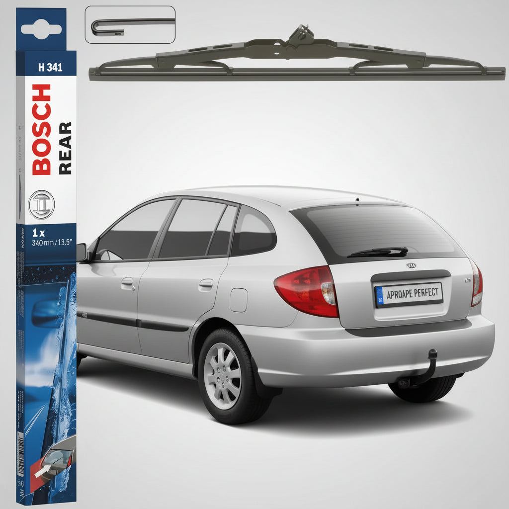 Ștergător Lunetă Bosch Twin H341 pentru Kia Rio I Hatchback (DC) 2000–2005