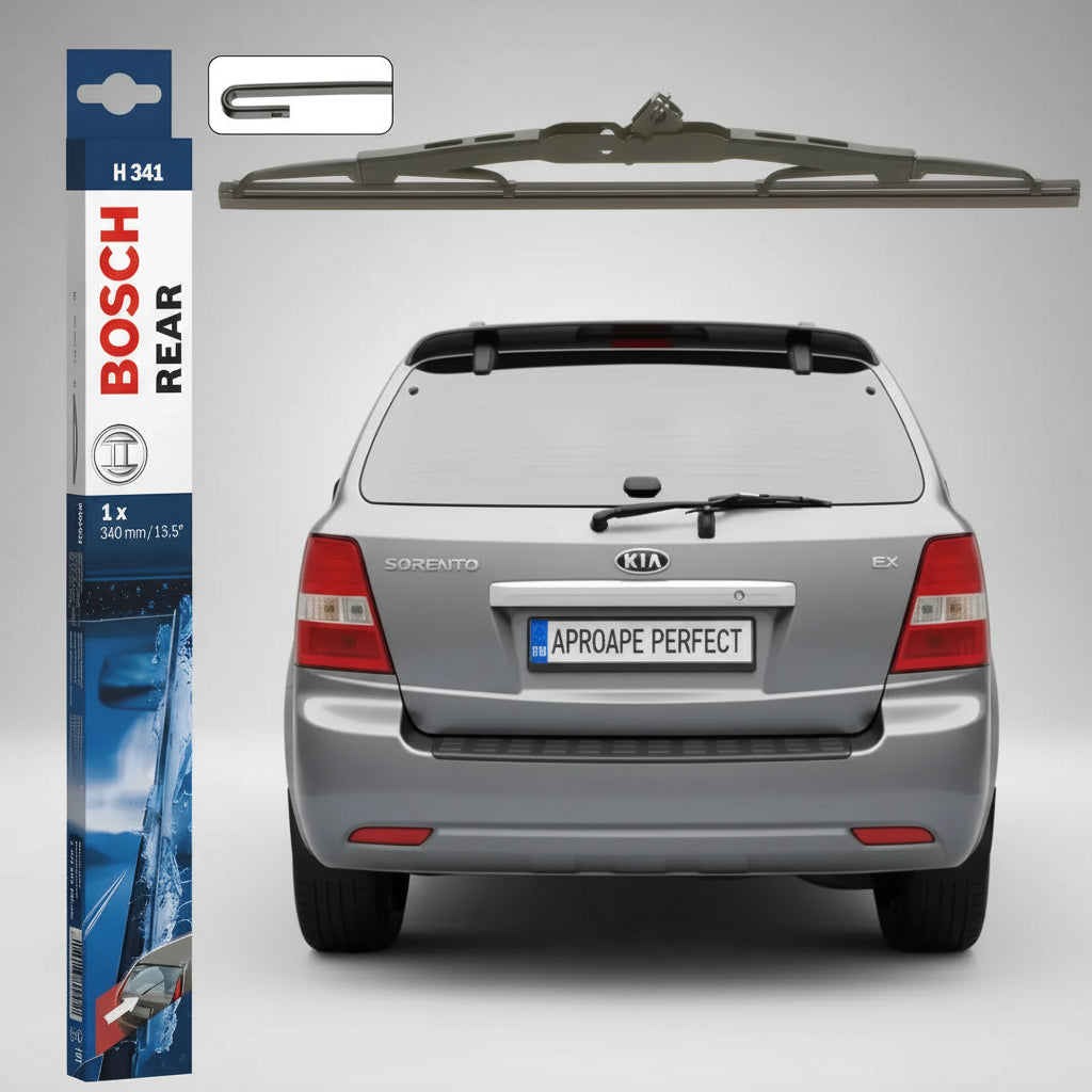 Ștergător Lunetă Bosch Twin H341 pentru Kia Sorento I Van (JC) 2002–2009