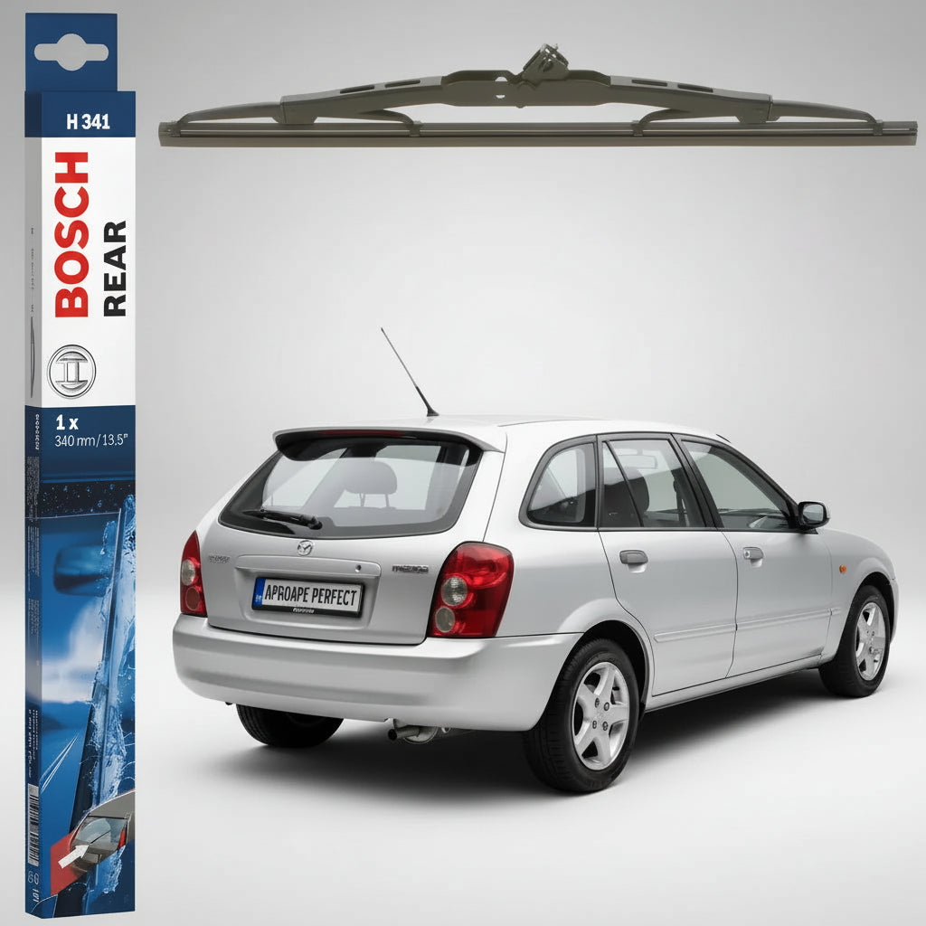 Ștergător Lunetă Bosch Twin H341 pentru Mazda 323 F VI Hatchback (BJ) 1998–2004
