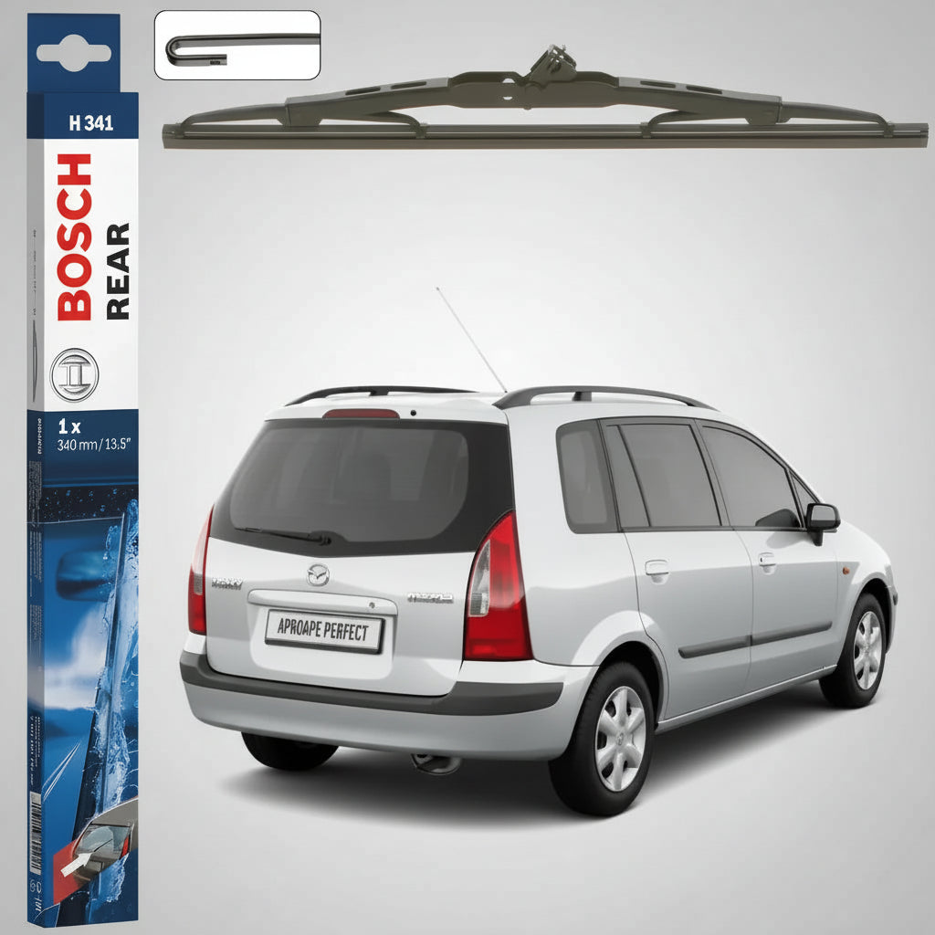 Ștergător Lunetă Bosch Twin H341 pentru Mazda Premacy (CP) MPV 1999–2005
