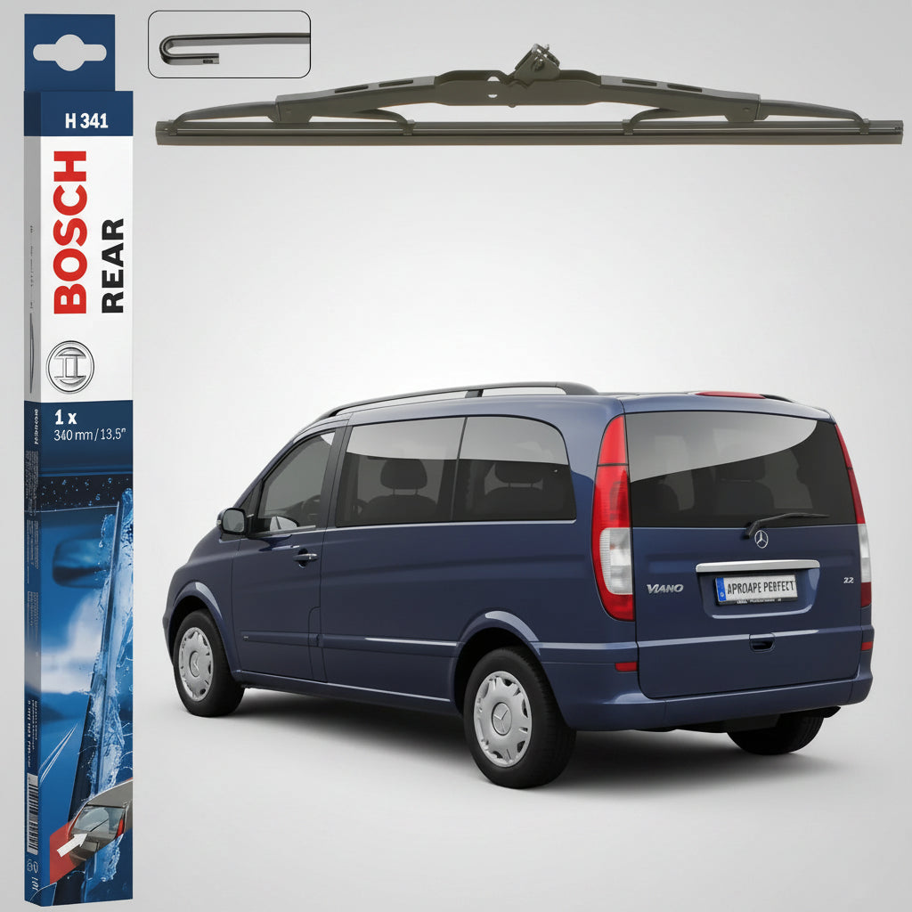 Ștergător Lunetă Bosch Twin H341 pentru Mercedes-Benz Viano (W639) MPV 2003–2014