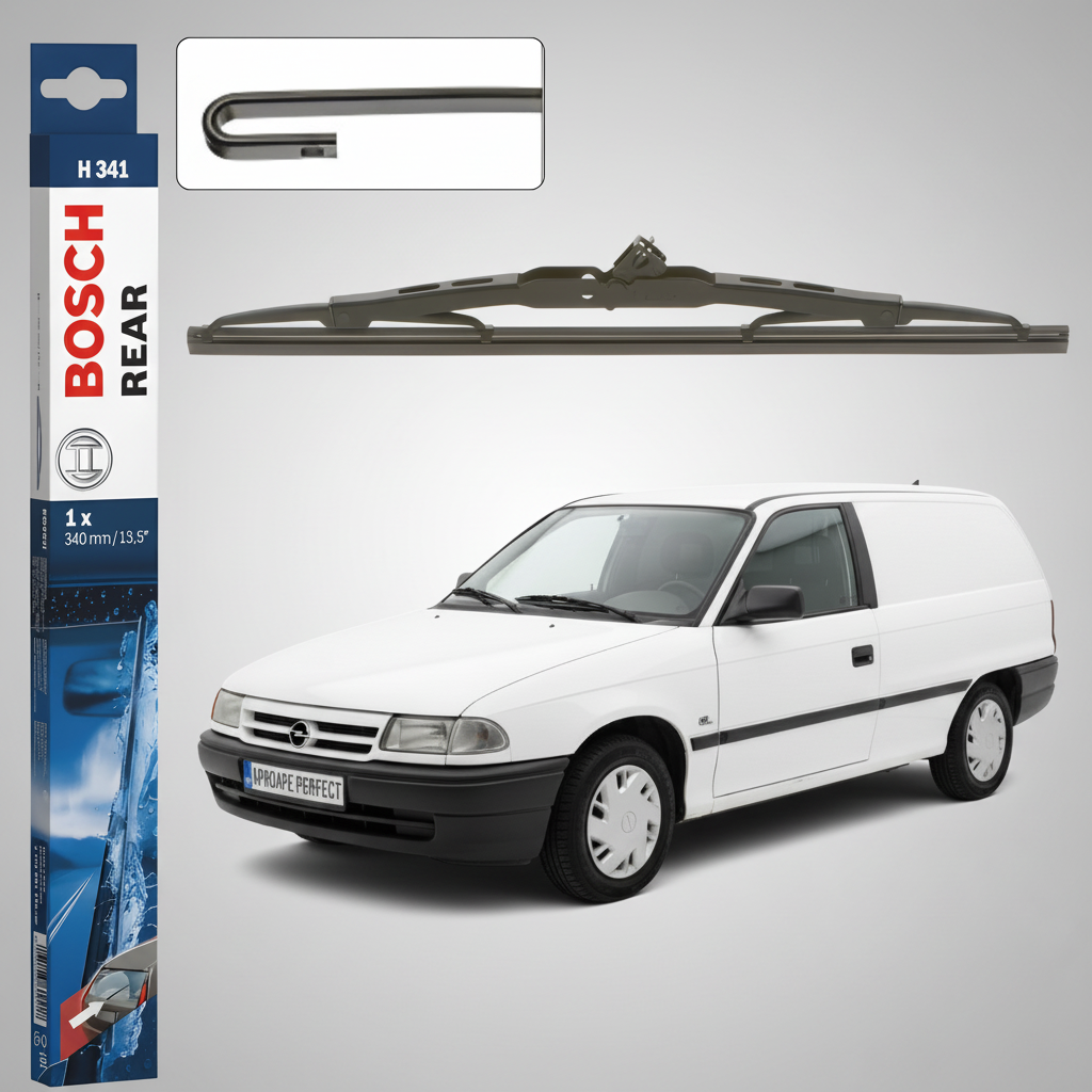 Ștergător Lunetă Bosch Twin H341 pentru Opel Astra F Estate Van (T92) 1991–1998