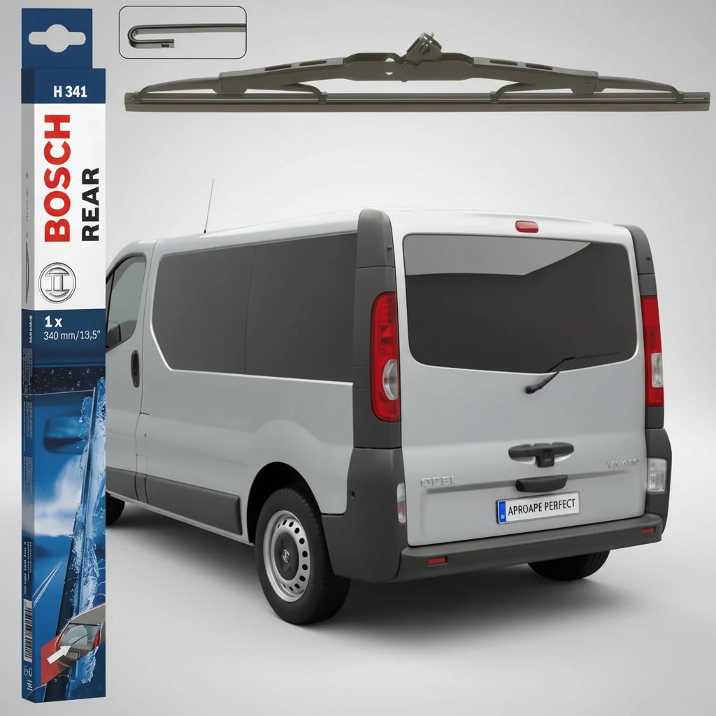 Ștergător Lunetă Bosch Twin H341 pentru Opel Vivaro A Van (X83) 2001–2014