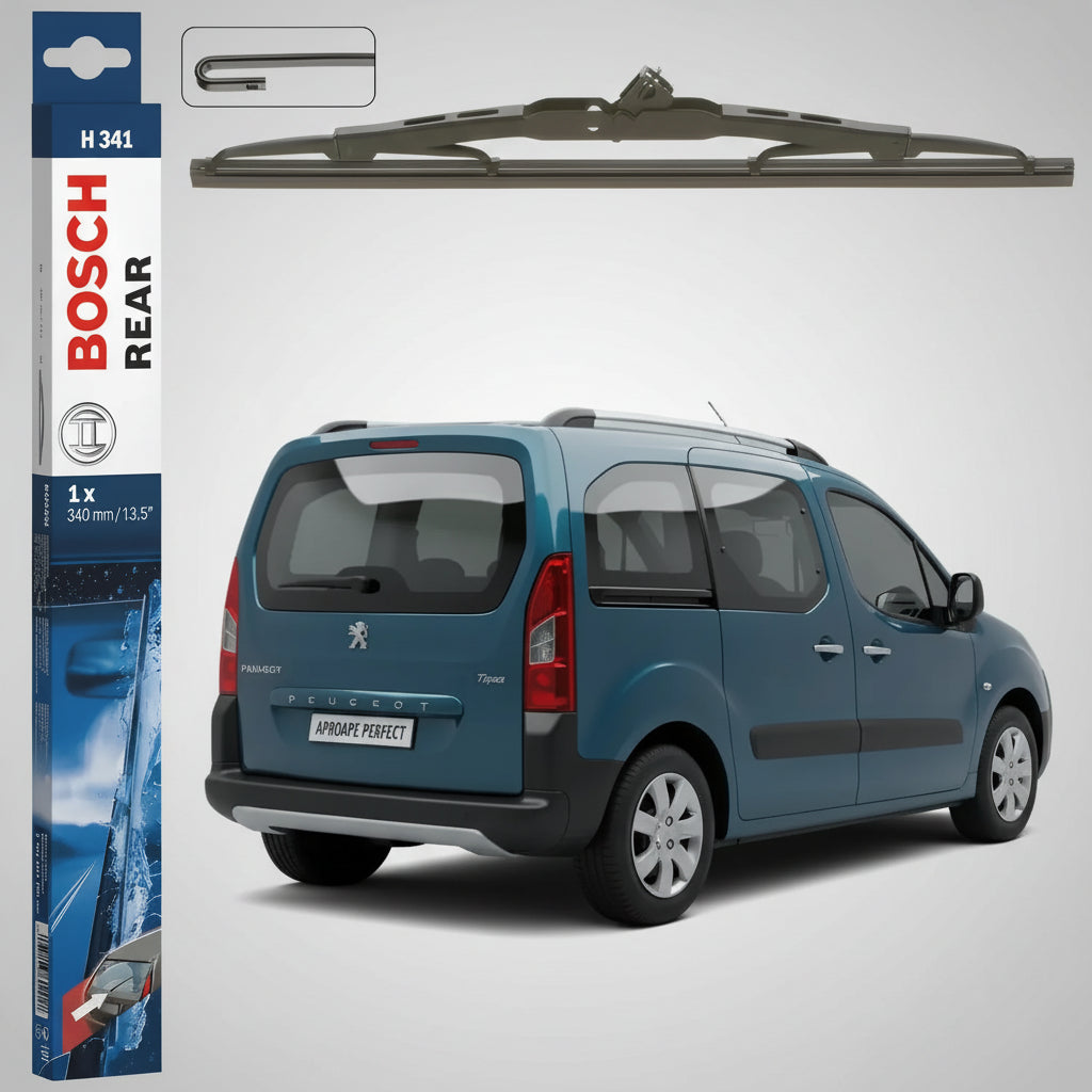 Ștergător Lunetă Bosch Twin H341 pentru Peugeot Partner MPV (5, G) 1996–2008