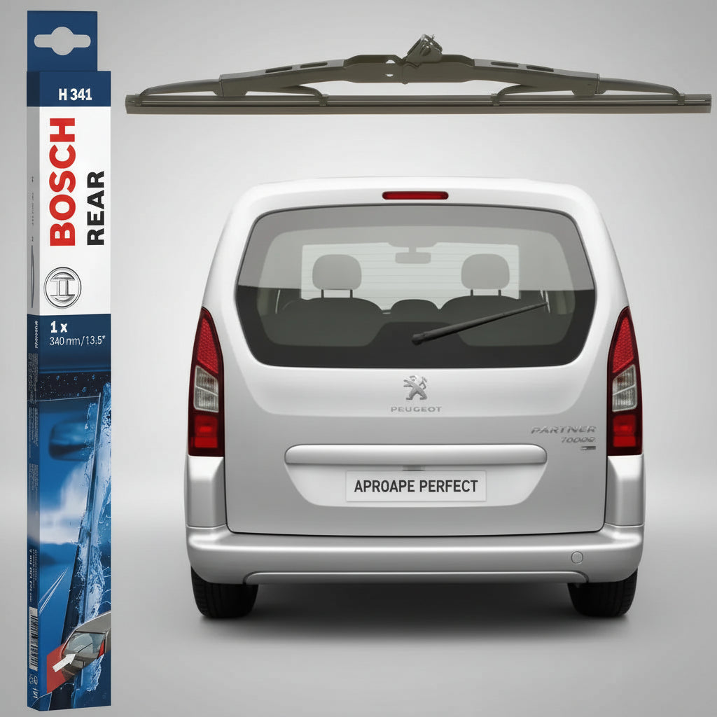 Ștergător Lunetă Bosch Twin H341 pentru Peugeot Partner Origin MPV (G_) 2008–2015