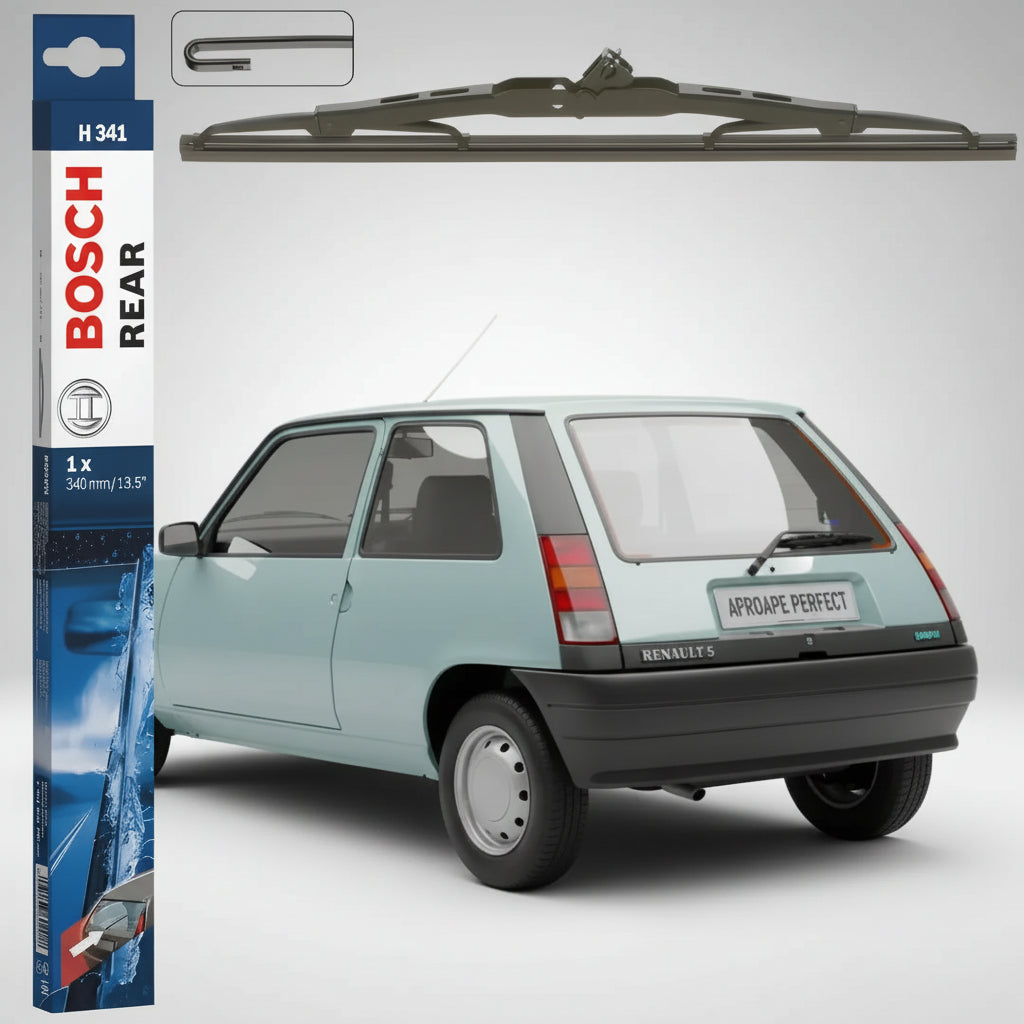 Ștergător Lunetă Bosch Twin H341 pentru Renault 5 (122) Hatchback 1972–1985
