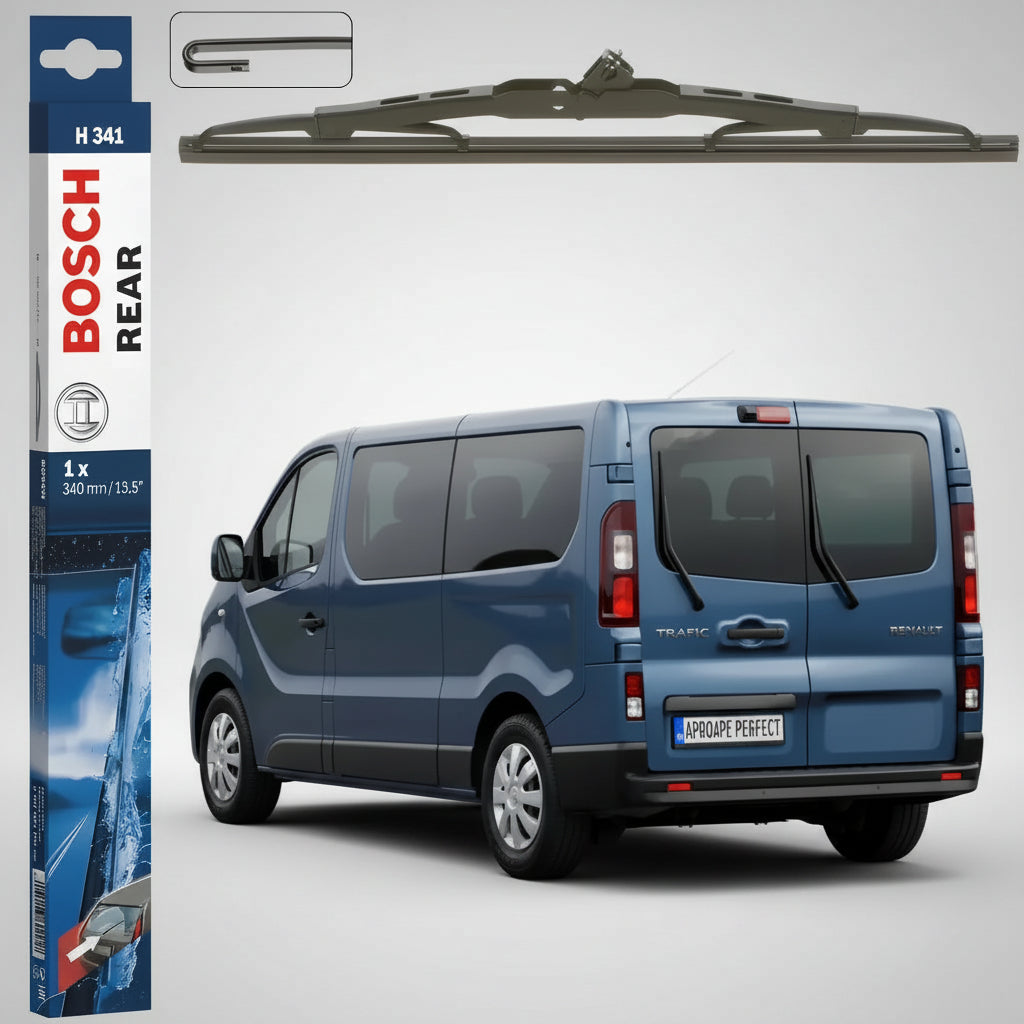 Ștergător Lunetă Bosch Twin H341 pentru Renault Trafic II Bus (JL) 2001–2014