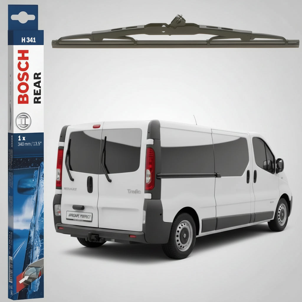 Ștergător Lunetă Bosch Twin H341 pentru Renault Trafic II Van (FL) 2001–2014