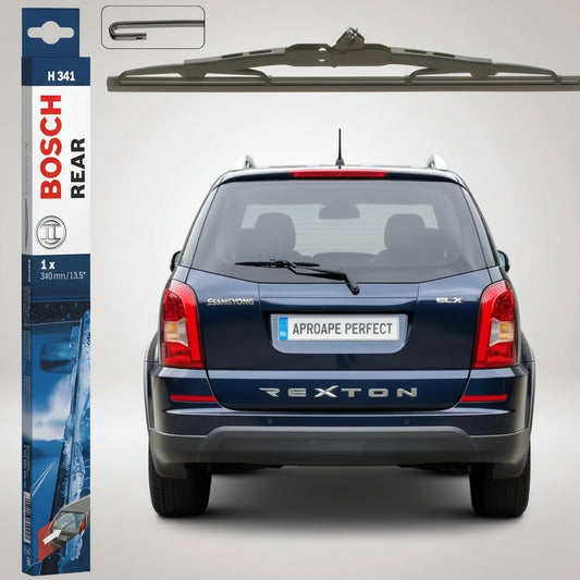 Ștergător Lunetă Bosch Twin H341 pentru SsangYong Rexton W / Rexton SUV 2012–2017