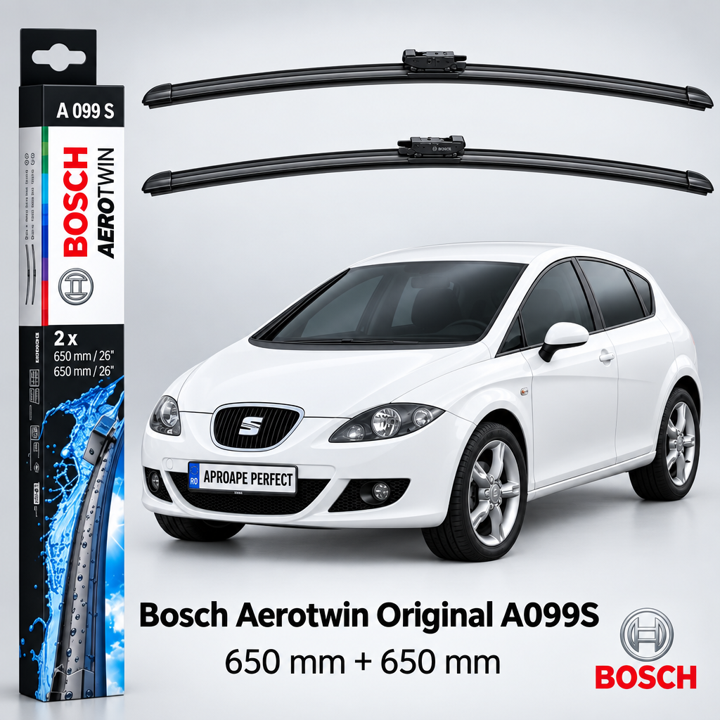 Ștergătoare SEAT Leon II 1P1 2005–2012 | Bosch A099S