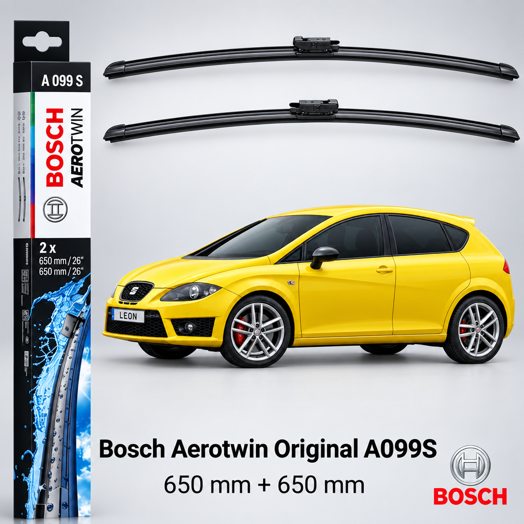 Ștergătoare SEAT Leon II Cupra 1P1 2006–2011 | Bosch A099S