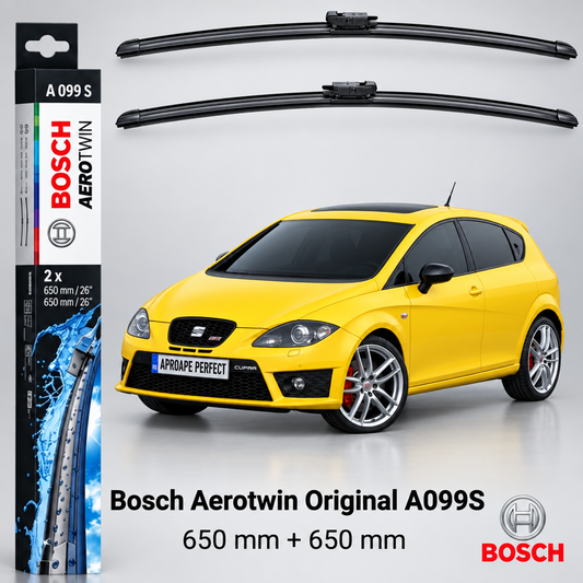 Ștergătoare SEAT Leon II Cupra R 1P1 2009–2012 | Bosch A099S
