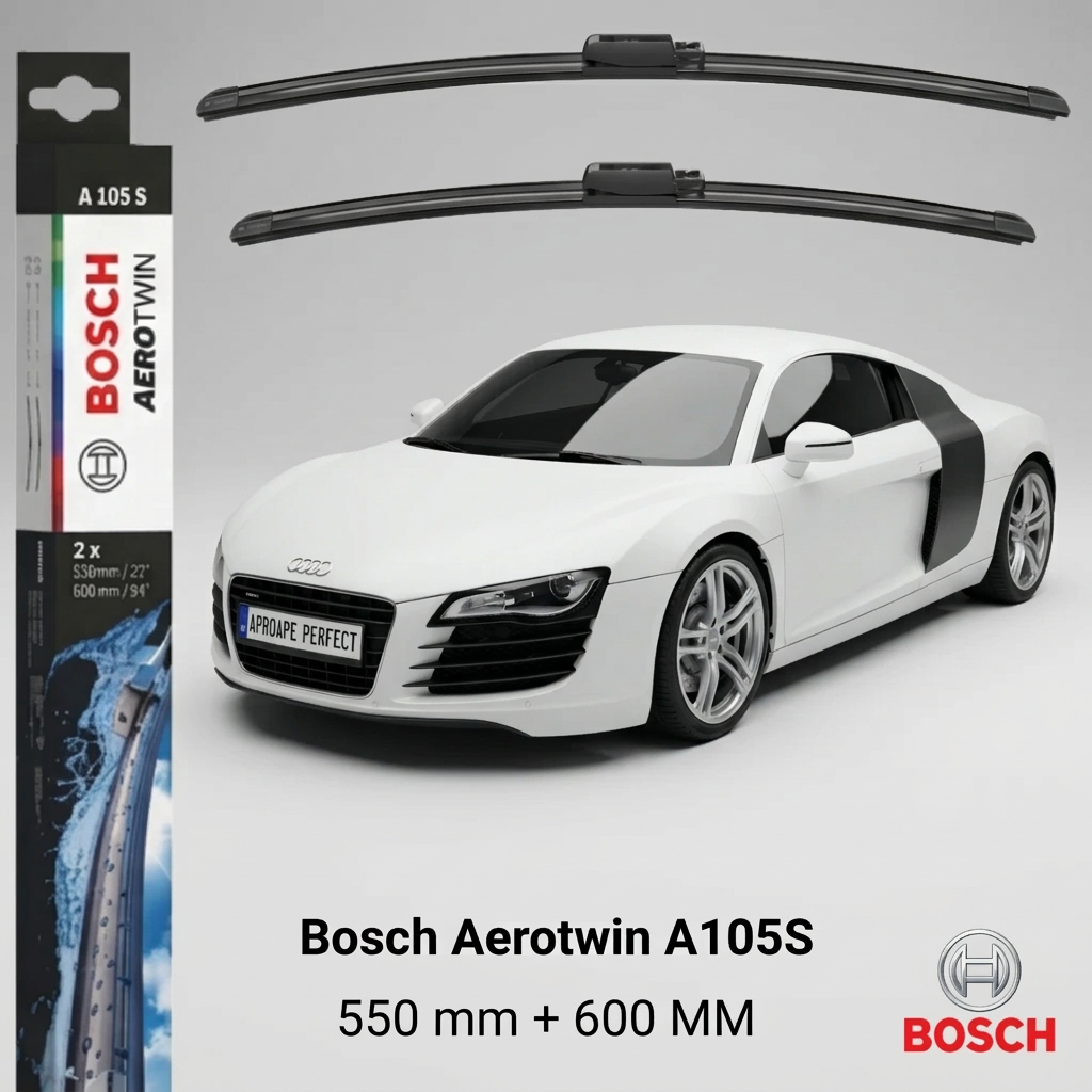 Ștergătoare Audi R8 Coupe 422 423 2007–2015 | Bosch A105S