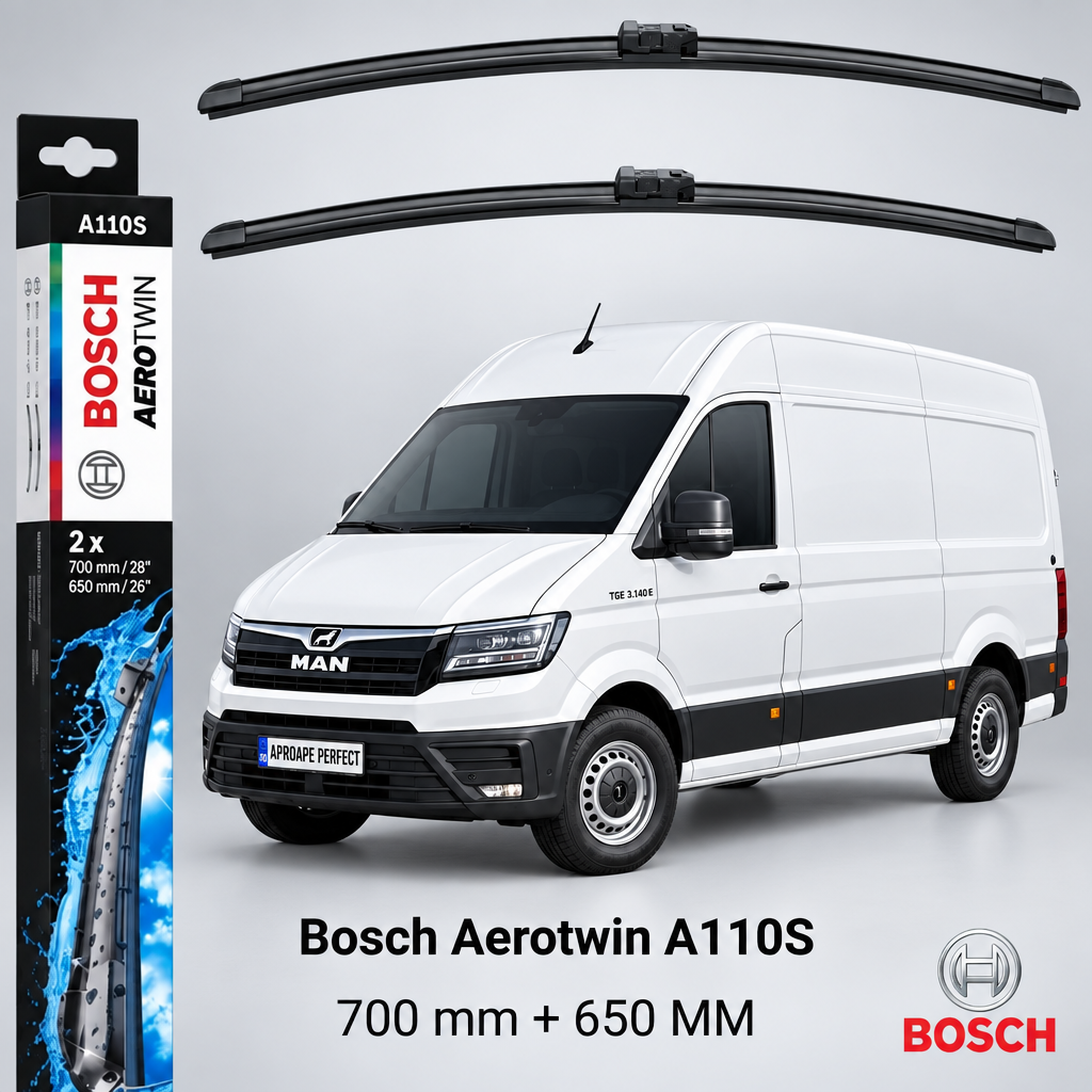 Ștergătoare MAN eTGE 35V/UXB din 2018 | Bosch Aerotwin A110S