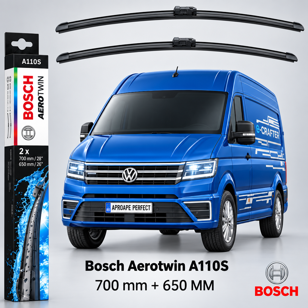Ștergătoare Volkswagen e-Crafter SXB | Bosch Aerotwin A110S
