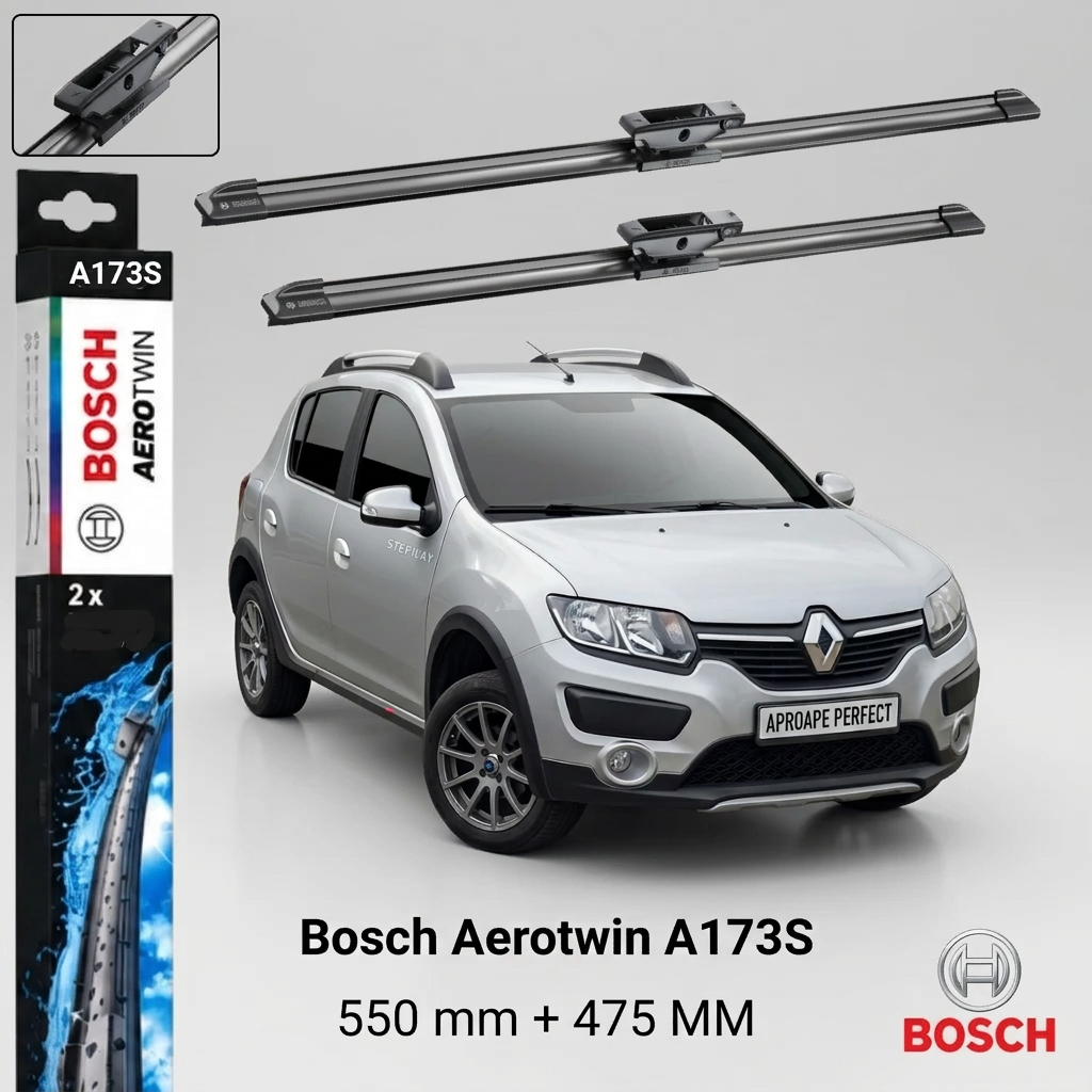 Ștergătoare Renault Sandero II B8 (din 04.2015) | 3 397 014 173 – BOSCH
