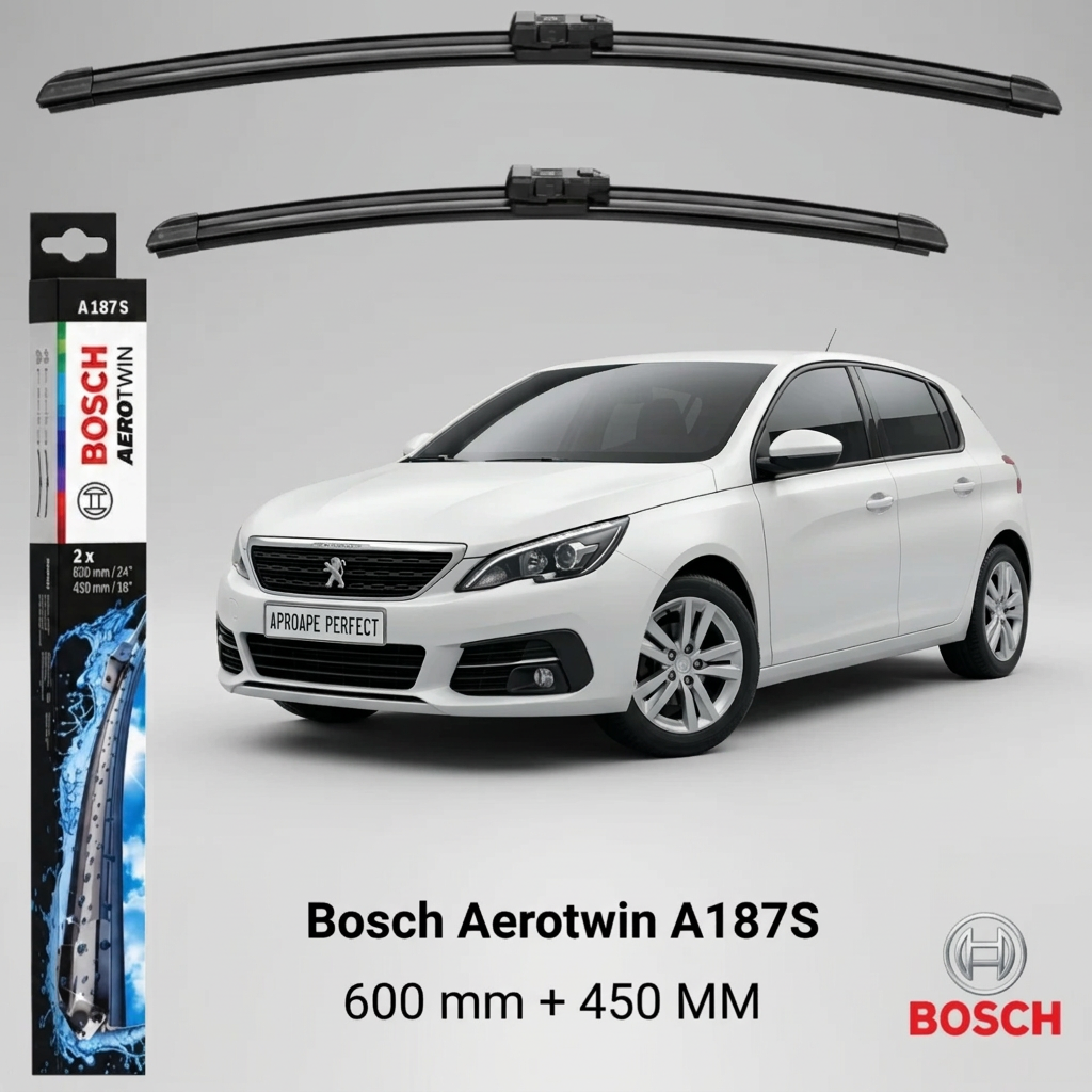 Ștergătoare Peugeot 308 II GT T9 06.2014–06.2021 | 3 397 007 187 – BOSCH