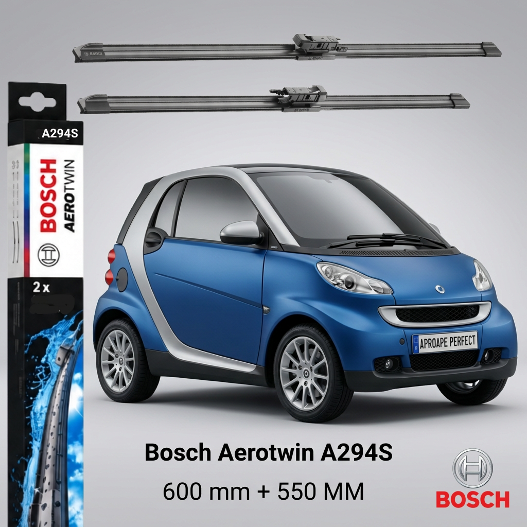 Ștergătoare Smart Fortwo II Coupe 451 (01.2007–10.2014) | Bosch Aerotwin A294S 600+550mm