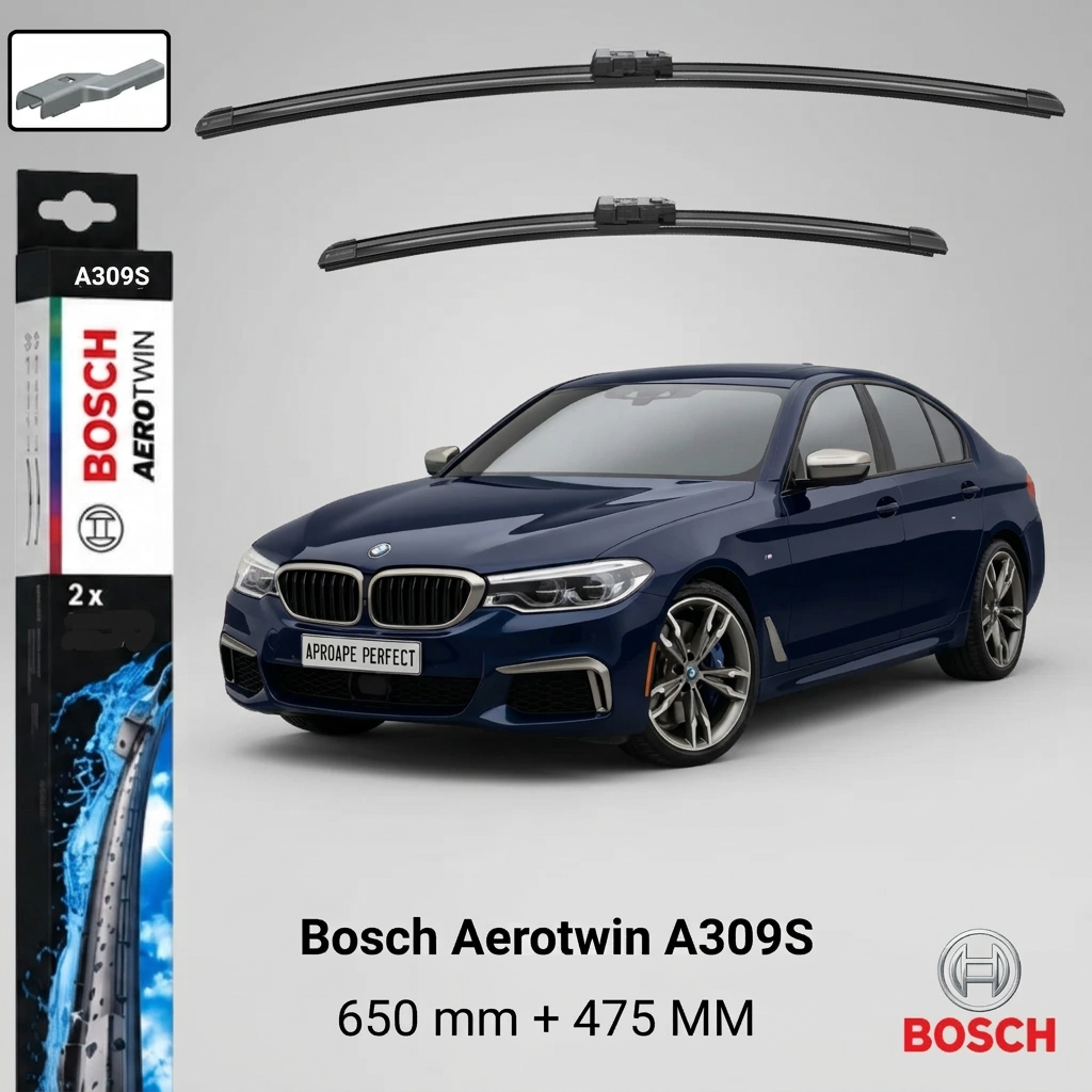 Ștergătoare BMW M550i xDrive G30 2017–2023 | 3 397 007 309 – BOSCH