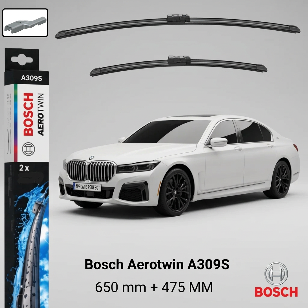 Ștergătoare BMW M760i M760Li xDrive G11 G12 2016–2022 | 3 397 007 309 – BOSCH