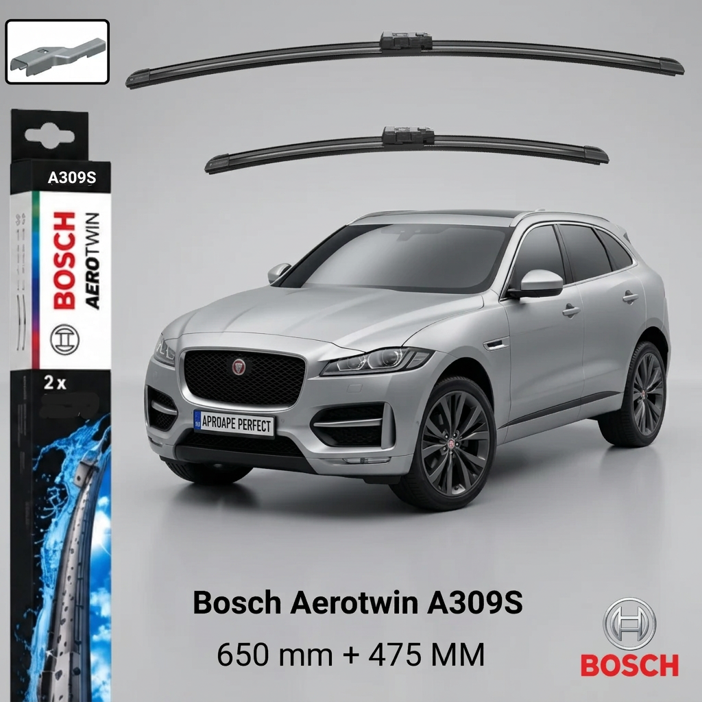 Ștergătoare Jaguar F-Pace X761 din 2016 | 3 397 007 309 – BOSCH