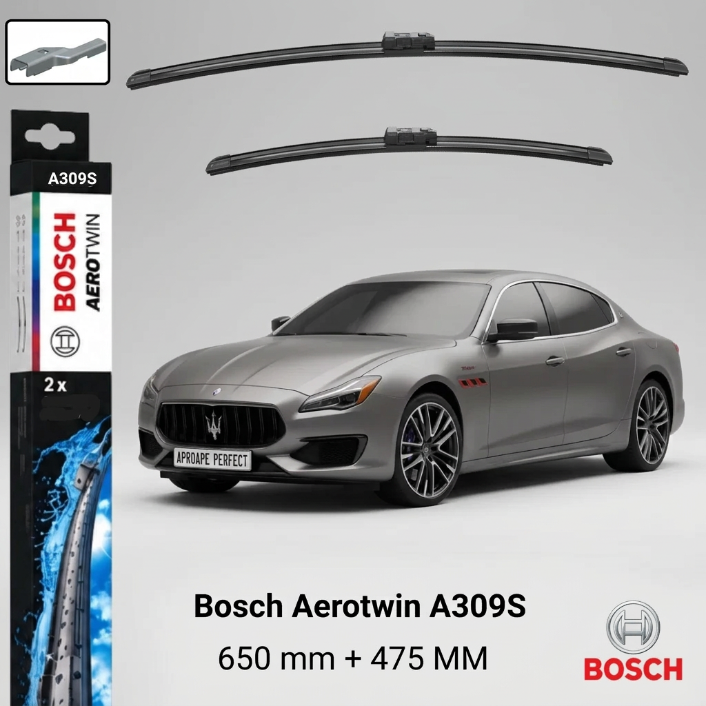 Ștergătoare Maserati Quattroporte VI V8 M156 581 CP din 2020 | 3 397 007 309 – BOSCH