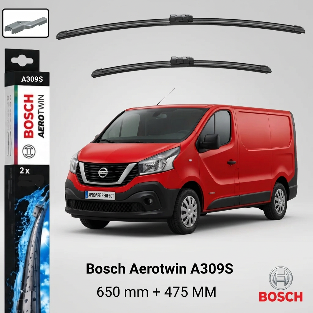 Ștergătoare Nissan NV300 Platform/Chassis X82 din 2016 | 3 397 007 309 – BOSCH