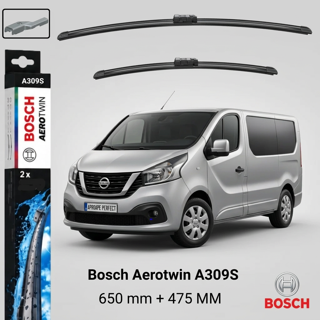 Ștergătoare Nissan NV300 Van X82 din 2016 | 3 397 007 309 – BOSCH