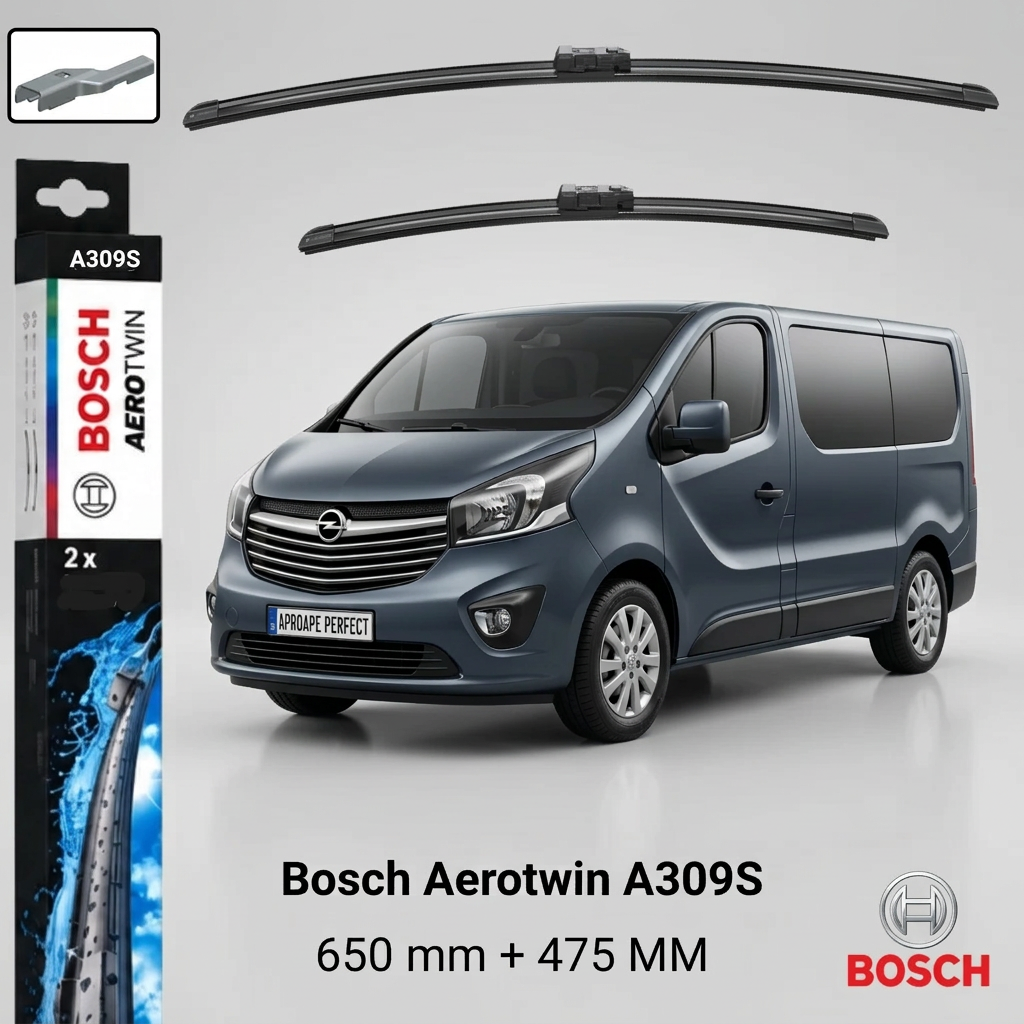 Ștergătoare Opel Vivaro B Bus X82 2014-2019 | 3 397 007 309 – BOSCH