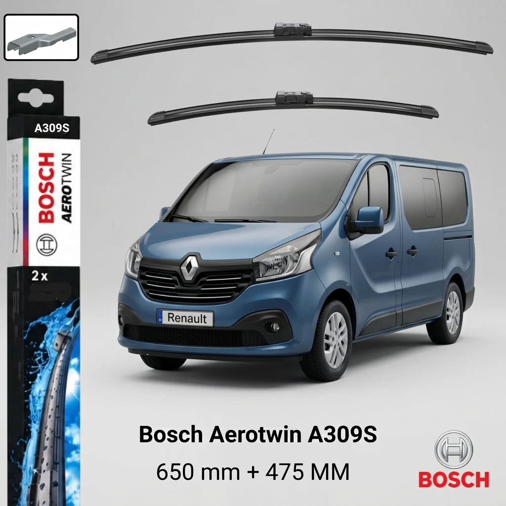 Ștergătoare Renault Trafic III Bus JG din 2014 | 3 397 007 309 – BOSCH