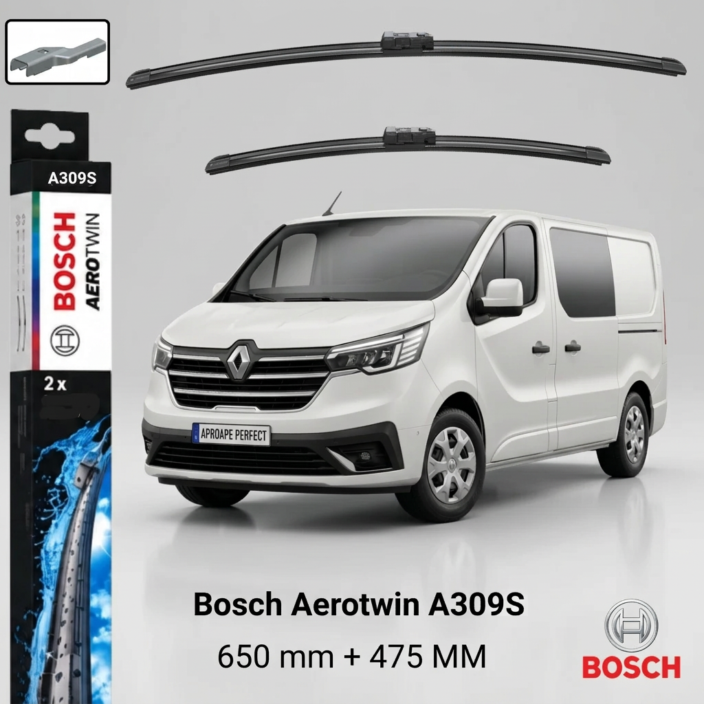 Ștergătoare Renault Trafic III Van E-Tech Electric FGJA din 2023 | 3 397 007 309 – BOSCH