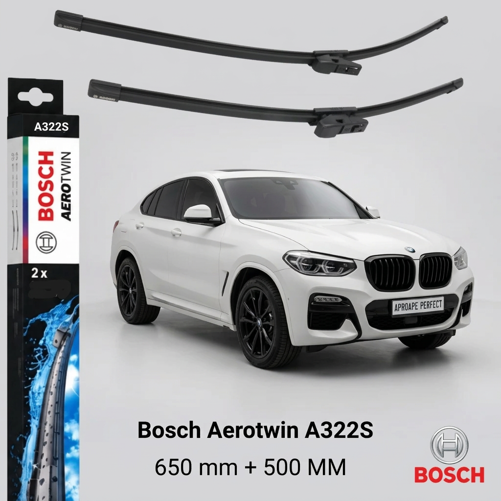 Ștergătoare BMW X4 G02 din 06.2018 | Bosch Aerotwin A322S 650/500 mm