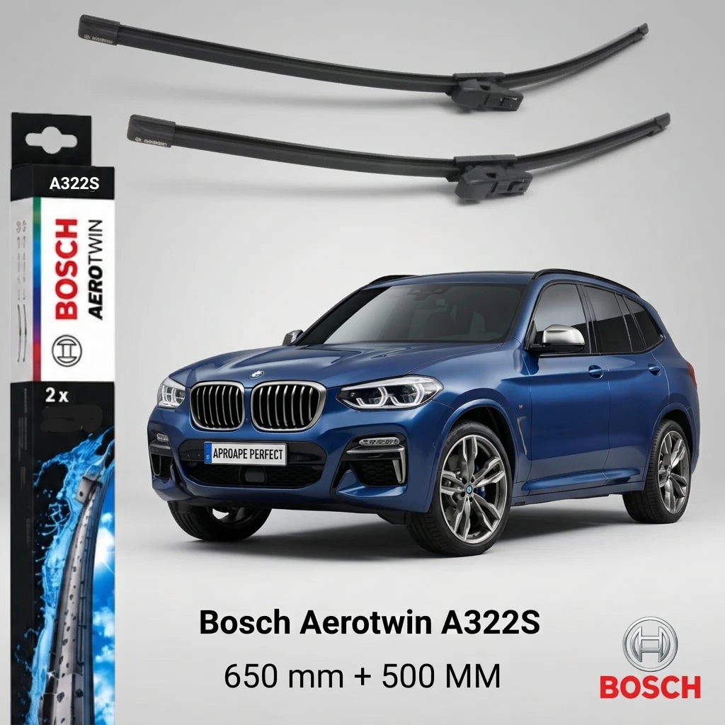Ștergătoare BMW X3 G01 din 11.2017 | Bosch Aerotwin A322S 650/500 mm
