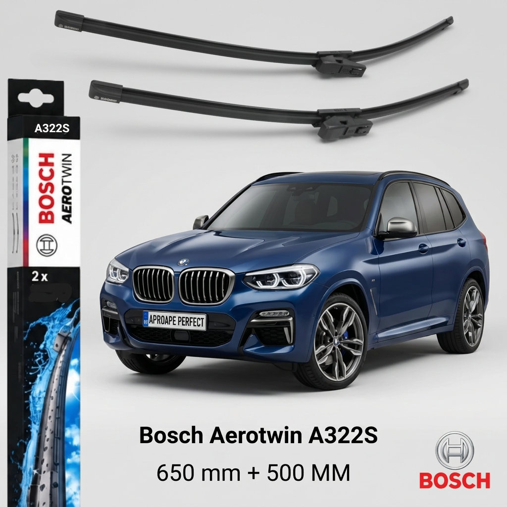 Ștergătoare BMW X3 M40i G01 din 11.2017 | Bosch Aerotwin A322S 650/500 mm