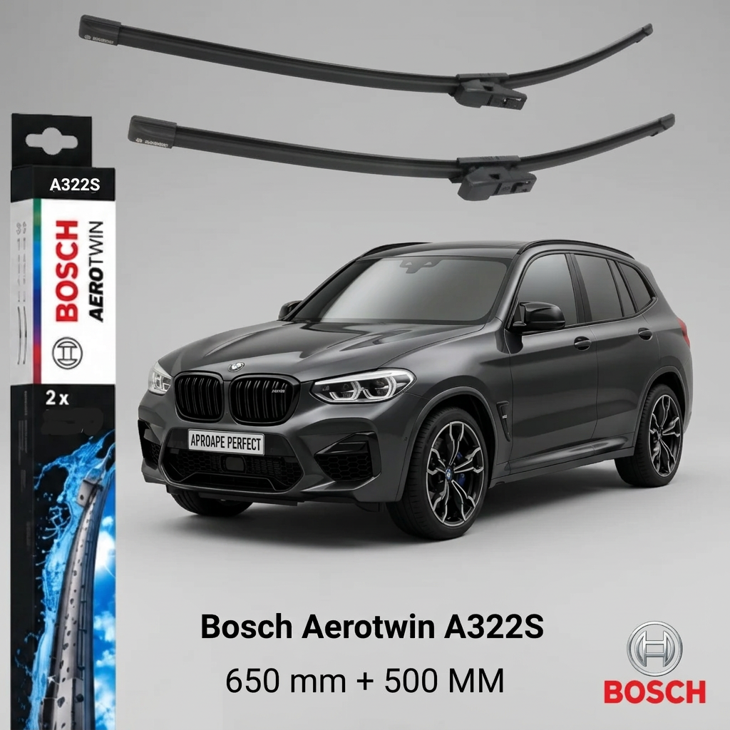 Ștergătoare BMW X3 M F97 03.2019–08.2024 | Bosch Aerotwin A322S 650/500 mm