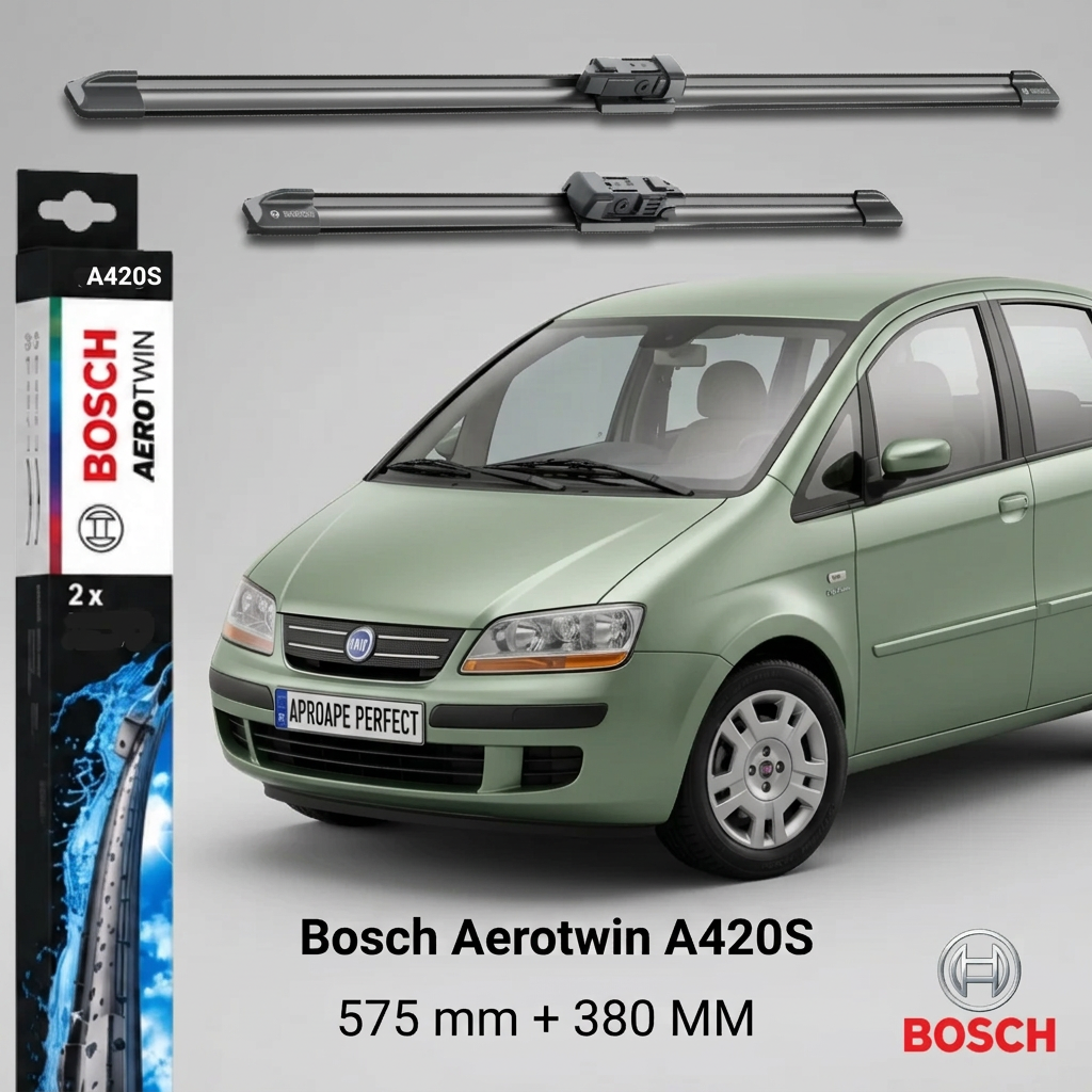 Ștergătoare Fiat Idea Van 350 04.2008–12.2012 | Bosch Aerotwin A420S 575/380 mm